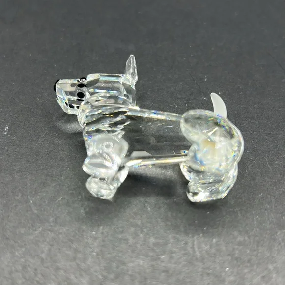 Swarovski Silver Crystal Scottish Terrier. Perfect little dog with frosted tail. - Picture 6 of 9